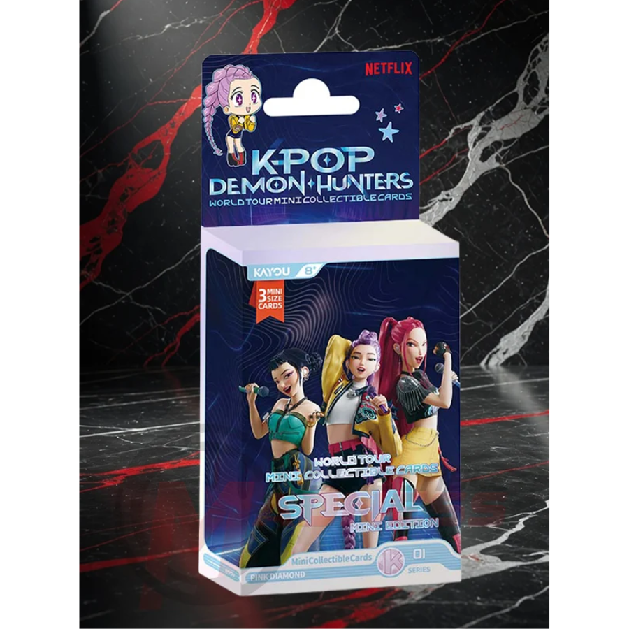 KPop Demon Hunters Collectible Trading Cards Special mini Edition Series 1 (3 Cards)KAYOU