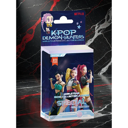 KPop Demon Hunters Collectible Trading Cards Special mini Edition Series 1 (3 Cards)KAYOU