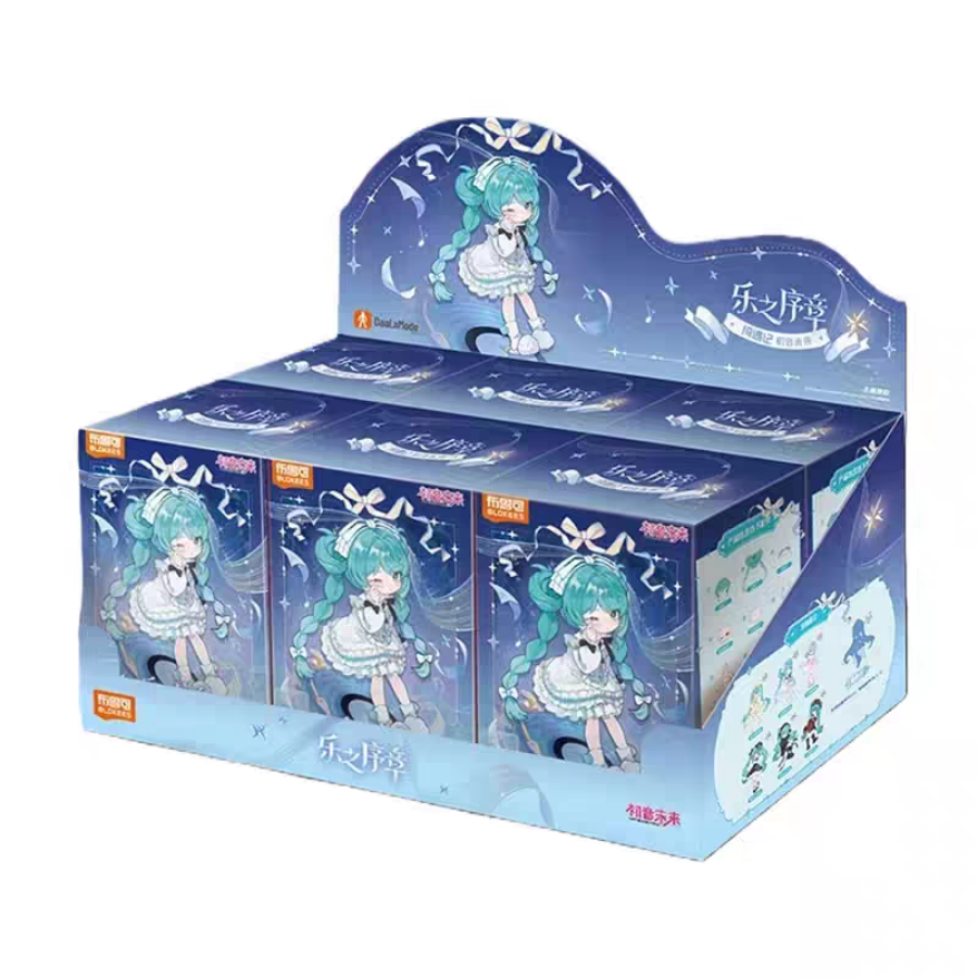 BLOKEES X Hatsune Miku Part 01 The Prelude to Music 1/12 BJD Movable Replace Collection DaaLaMode Series Sonata Prologue Blind Box