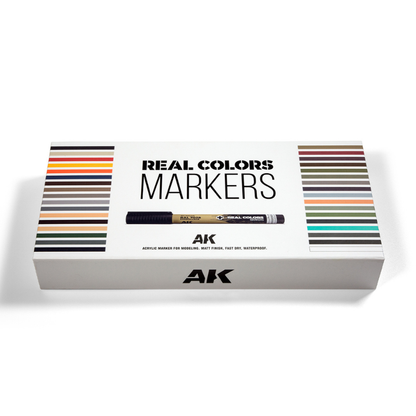 AK Interactive Real Colors Markers Special Box 34 Units