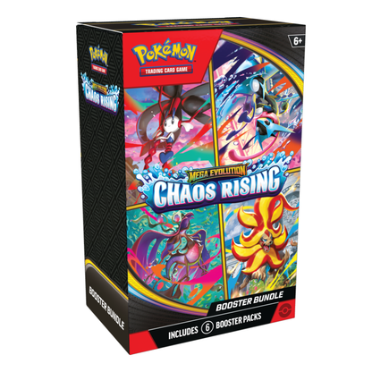 Pokémon TCG: Mega Evolution Chaos Rising Booster Bundle 6 packs