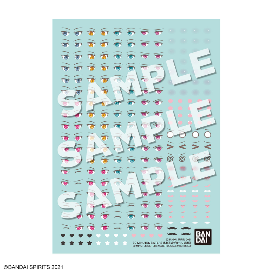 30MS 30 Minutes Sisters Water Decals Multiuse ②