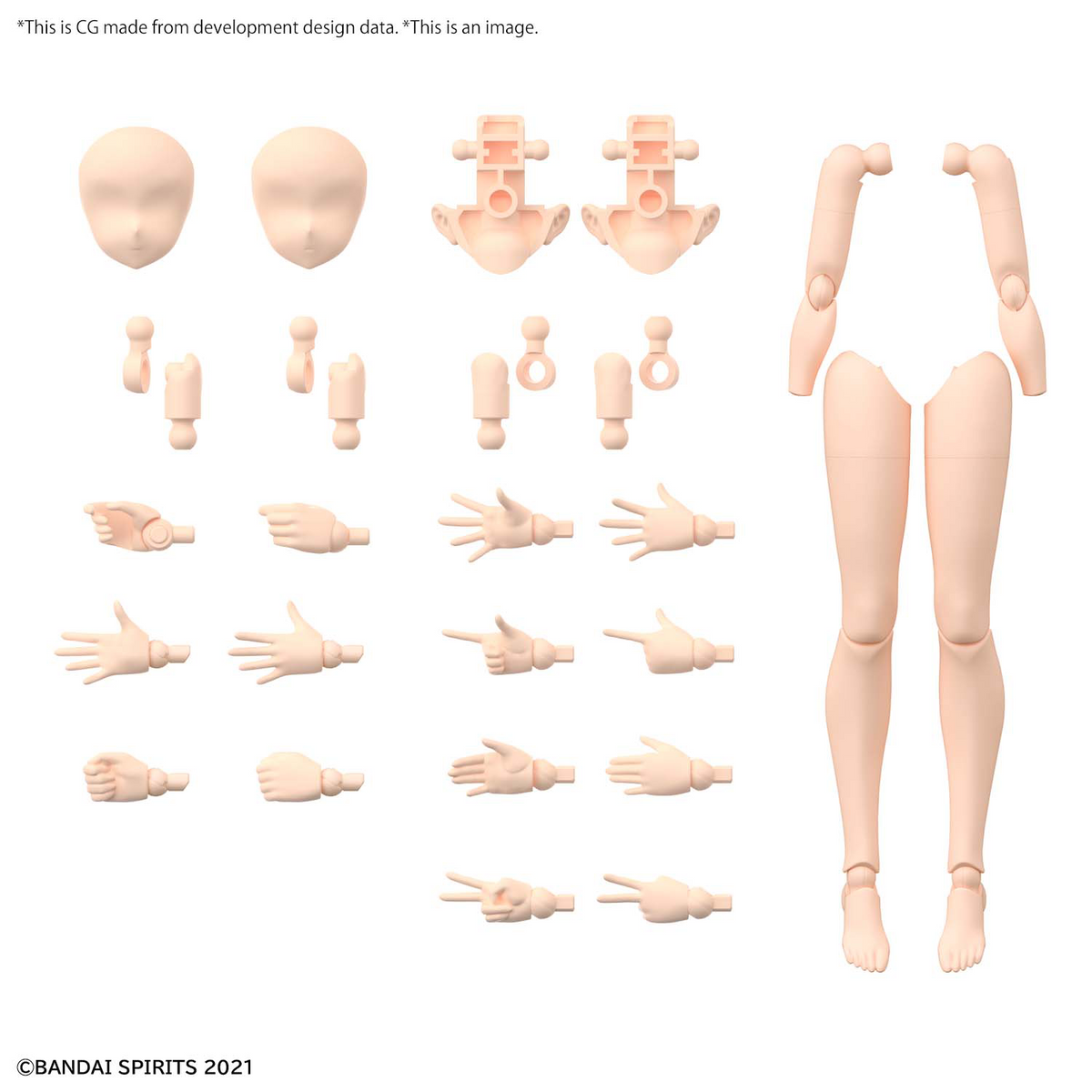 30MS OB-07 Option Body Parts Arm Parts & Leg Parts (Color A)