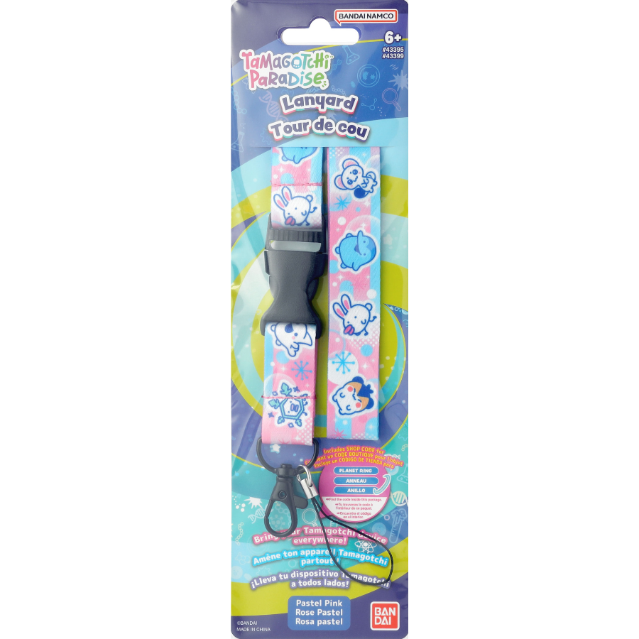 Tamagotchi Paradise Lanyard Pastel Pink BANDAI NAMCO