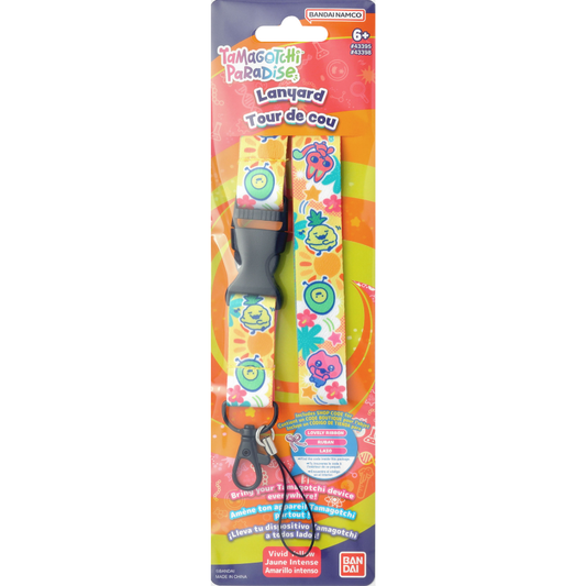 Tamagotchi Paradise Lanyard Vivid Yellow BANDAI NAMCO