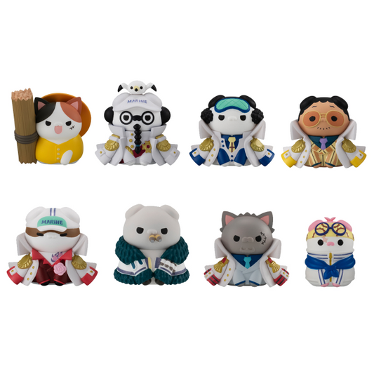 ONE PIECE MEGA CAT PROJECT Nyan Piece Nyan！ Ver. Luffy VS Marines MegaHouse