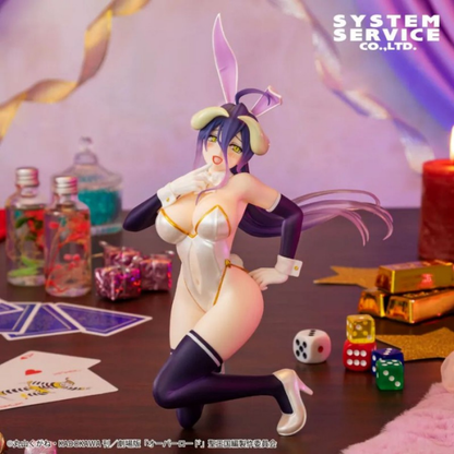 OVERLORD ONE-SEVENTH CARAT FIGURE ALBEDO BUNNY WHITE VER.SYSTEM SERVICE