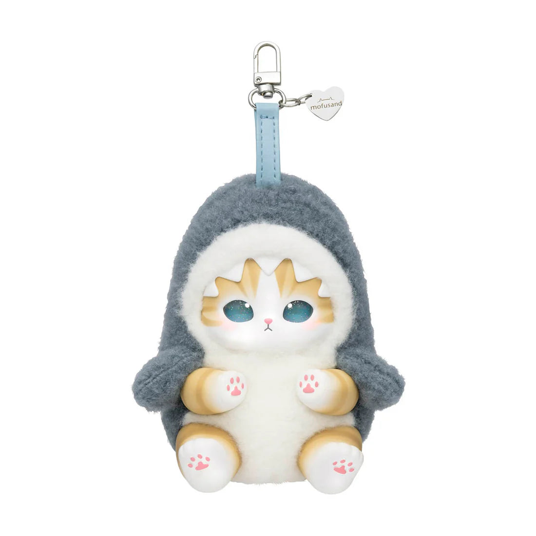 Mofusand Kiramekko Fluffy Kittens Vinyl Plush Keychain