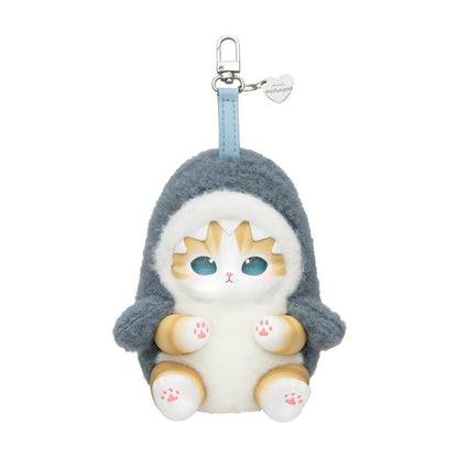 Mofusand Kiramekko Fluffy Kittens Vinyl Plush Keychain