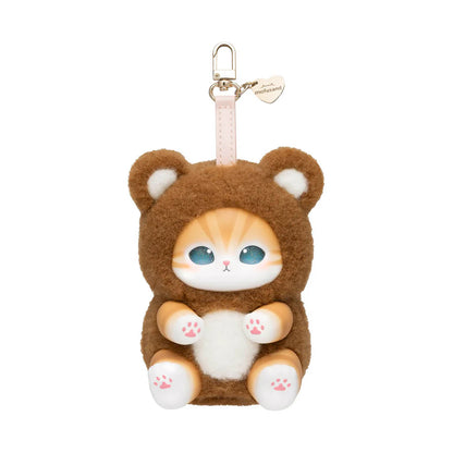 Mofusand Kiramekko Fluffy Kittens Vinyl Plush Keychain