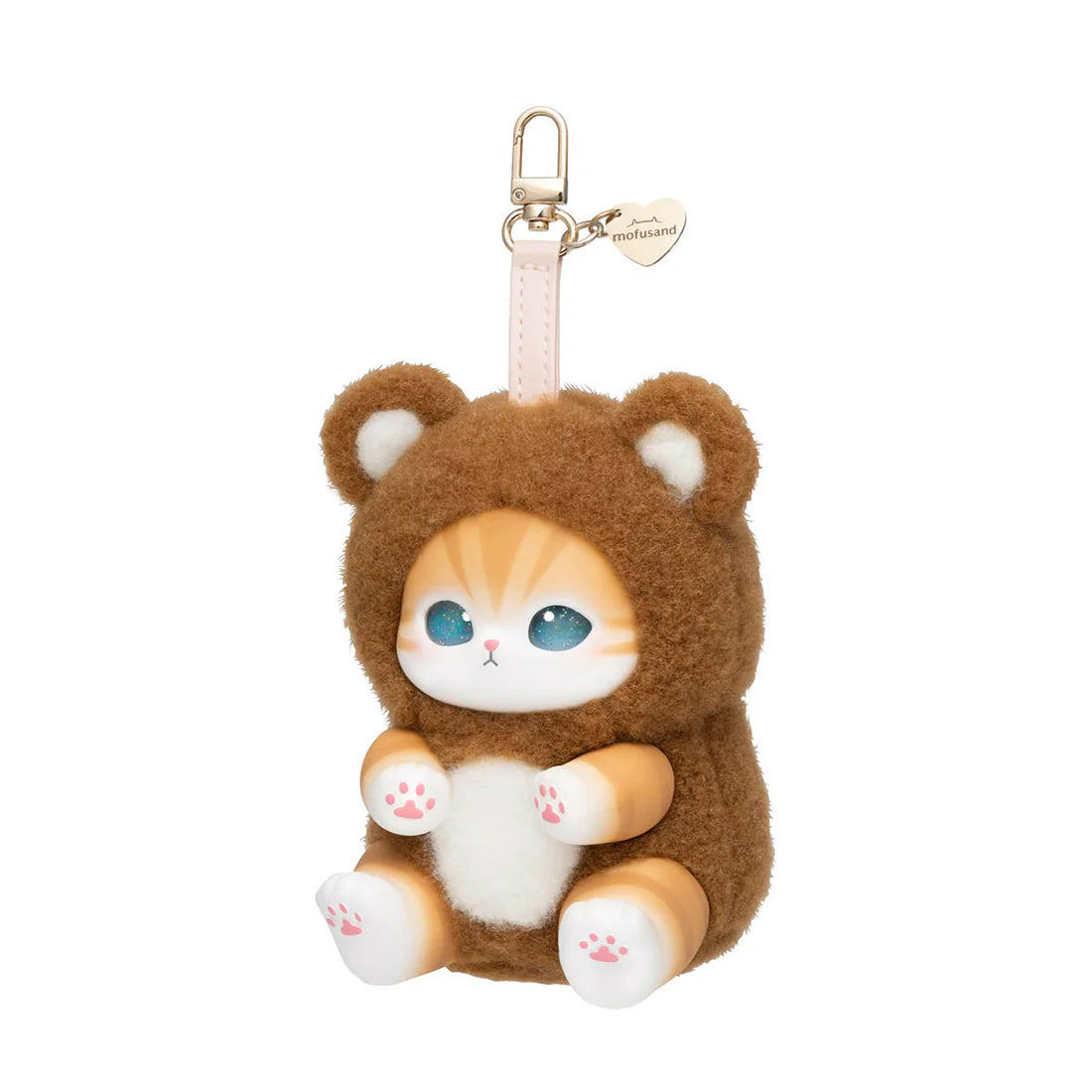 Mofusand Kiramekko Fluffy Kittens Vinyl Plush Keychain