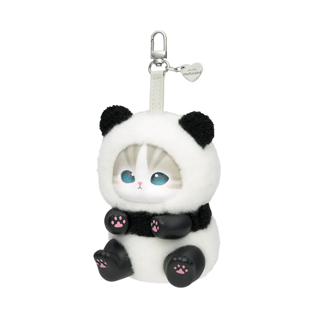 Mofusand Kiramekko Fluffy Kittens Vinyl Plush Keychain