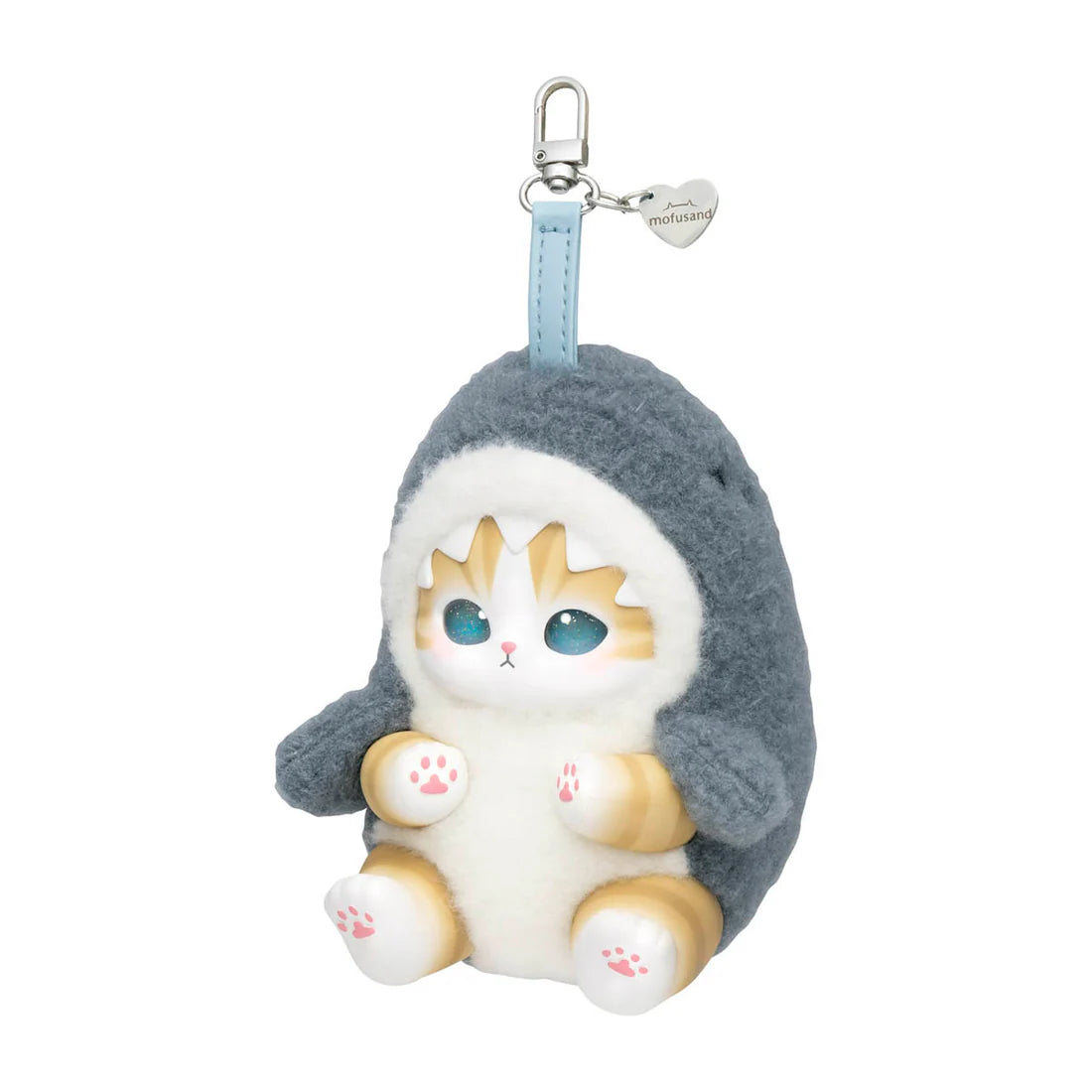 Mofusand Kiramekko Fluffy Kittens Vinyl Plush Keychain