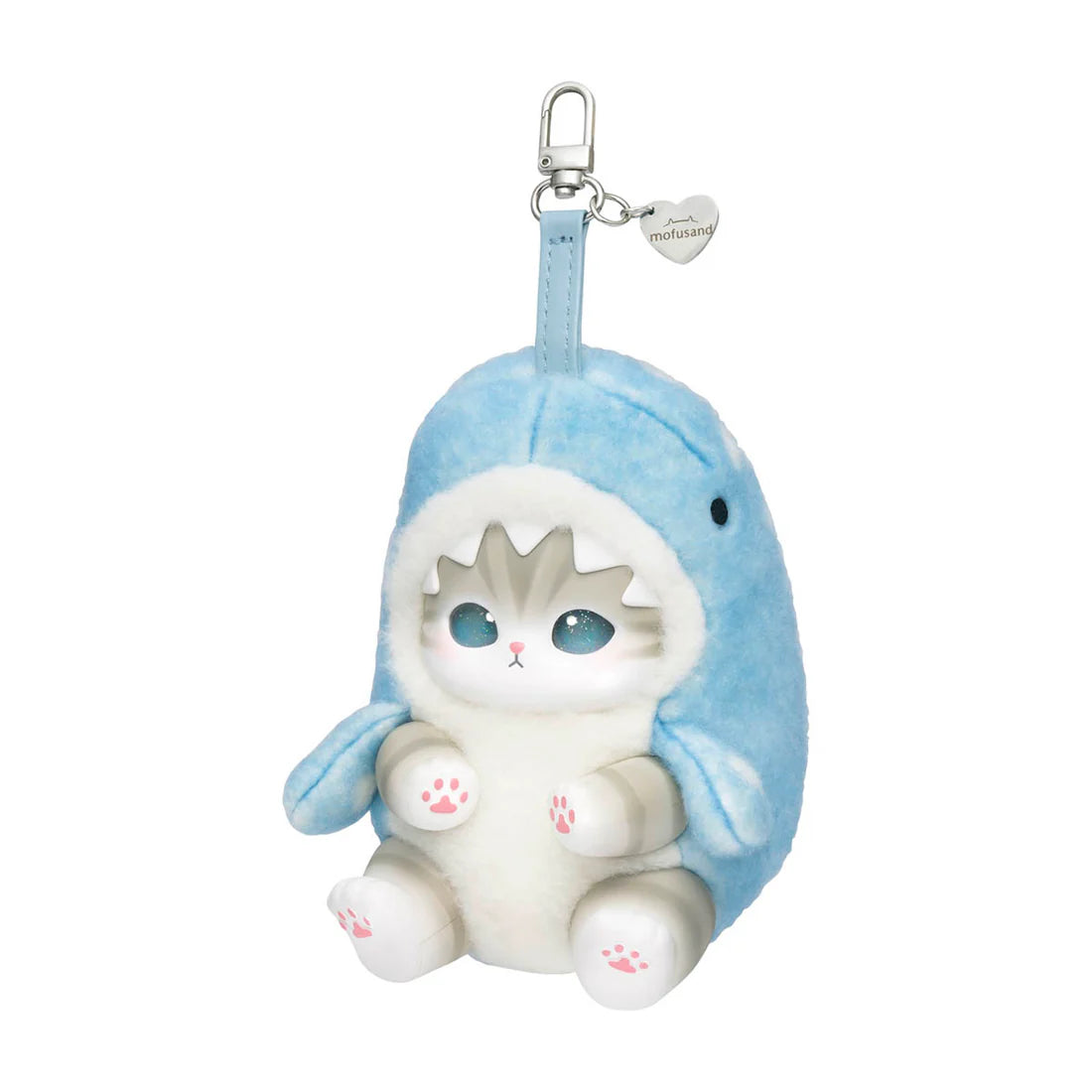 Mofusand Kiramekko Fluffy Kittens Vinyl Plush Keychain