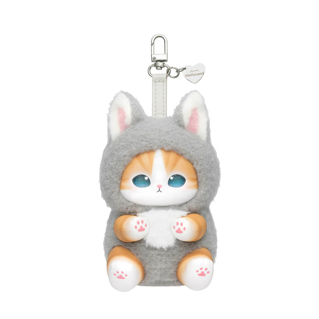 Mofusand Kiramekko Fluffy Kittens Vinyl Plush Keychain