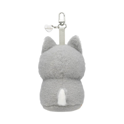 Mofusand Kiramekko Fluffy Kittens Vinyl Plush Keychain