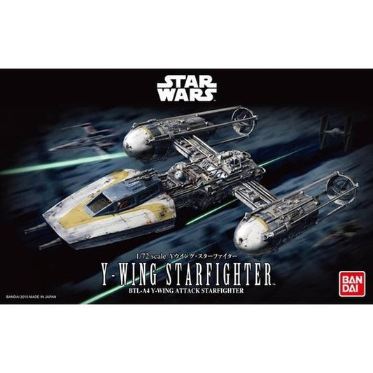 STAR WARS 1/72 Y-Wing Starfighter Bandai Model Kit