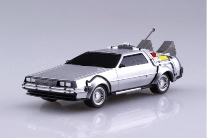 Aoshima Back To The Future 1/43 Pullback DELOREAN from PART I