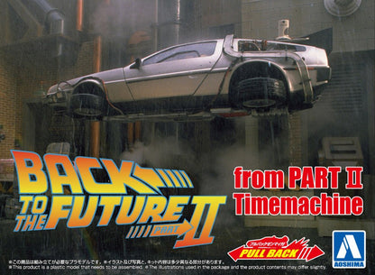 Aoshima Back To The Future 1/43 Pullback DELOREAN from PART 2