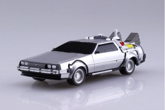 Aoshima Back To The Future 1/43 Pullback DELOREAN from PART 2