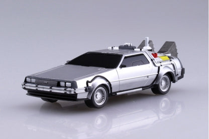 Aoshima Back To The Future 1/43 Pullback DELOREAN from PART 2