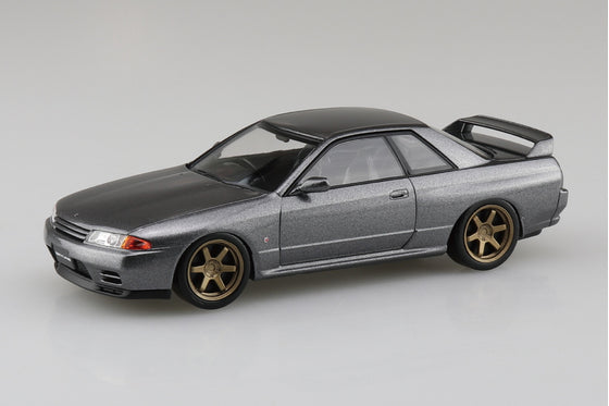 Aoshima 1/32 SNAP KIT #14CU-GG Nissan R32 Skyline GT-R Custom Wheel (Gun Gray Metallic)