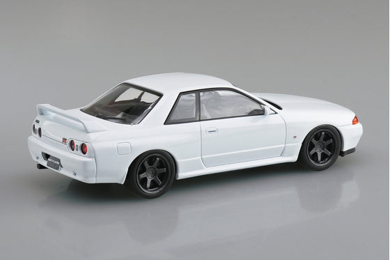 Aoshima 1/32 SNAP KIT #14CU-CW Nissan R32 Skyline GT-R Custom Wheel (Crystal White)
