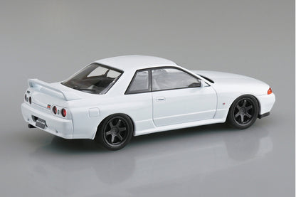 Aoshima 1/32 SNAP KIT #14CU-CW Nissan R32 Skyline GT-R Custom Wheel (Crystal White)