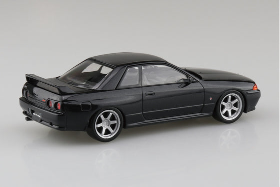 Aoshima 1/32 SNAP KIT #14CU-BP Nissan R32 Skyline GT-R Custom Wheel (Black Pearl Metallic)