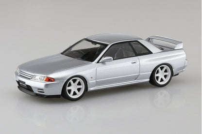Aoshima 1/32 SNAP KIT #14CU-SS Nissan R32 Skyline GT-R Custom Wheel (Spark Silver)