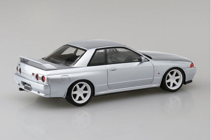 Aoshima 1/32 SNAP KIT #14CU-SS Nissan R32 Skyline GT-R Custom Wheel (Spark Silver)