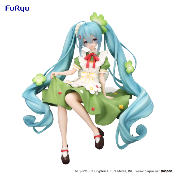 Hatsune Miku Noodle Stopper Figure Flower Fairy Clover FuRyu