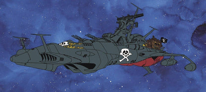 Captain Harlock Phantom Death Shadow conversion Hasegawa 1/1500 Space Pirate Battleship Arcadia Second Ship (Original Comic Version)