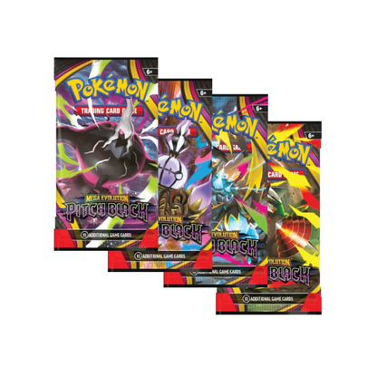 Pokémon TCG: ME05 Mega Evolution Pitch Black Build and Battle Kit (4 Packs)