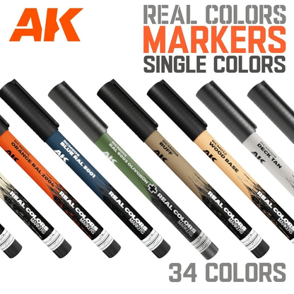 AK Interactive Real Colors Markers Special Box 34 Units