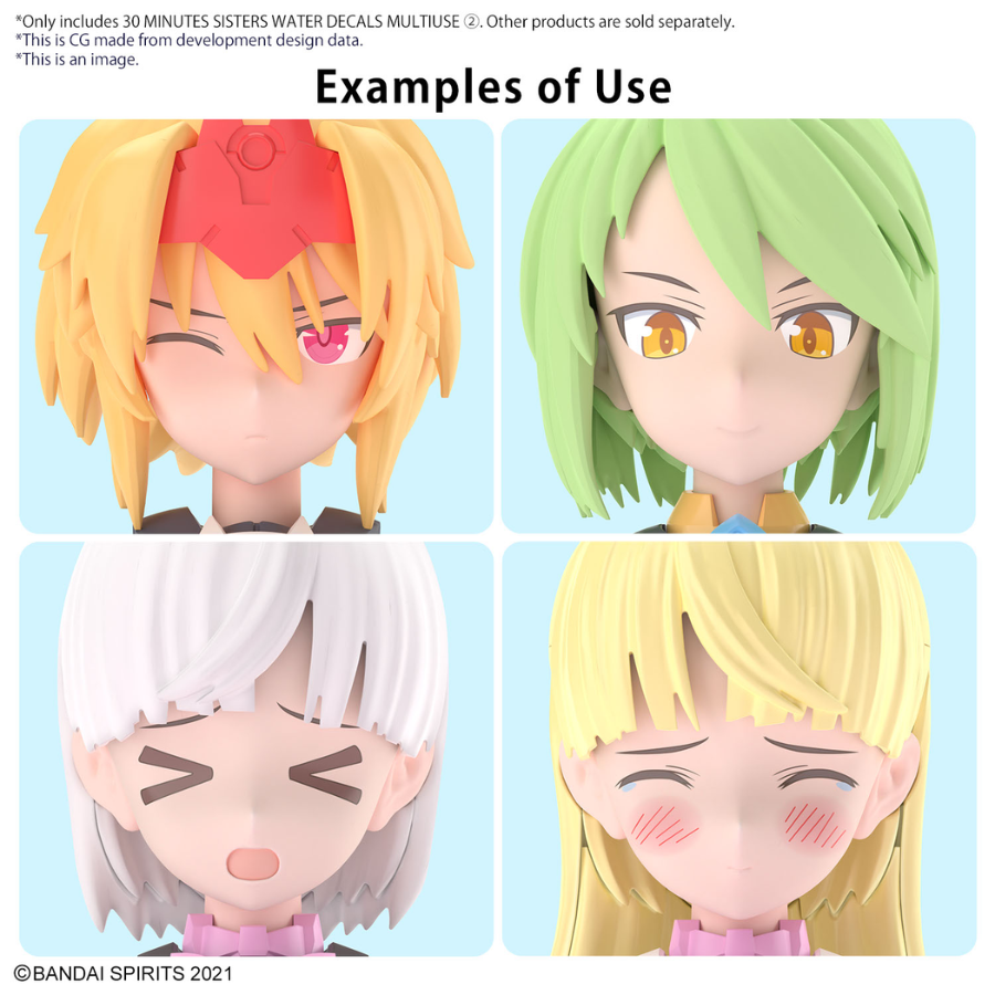 30MS 30 Minutes Sisters Water Decals Multiuse ②