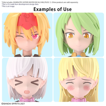 30MS 30 Minutes Sisters Water Decals Multiuse ②