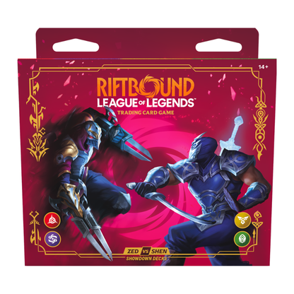 Riftbound League of Legends TCG Vendetta  Showdown Deck Vendetta Zed vs Shen