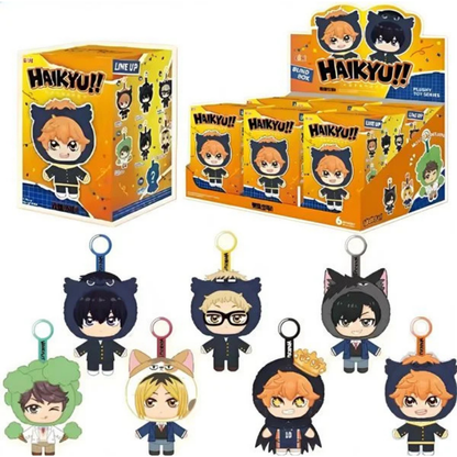 Haikyu!! Mascot Pendant Plush Keychain Blind Box EAKI