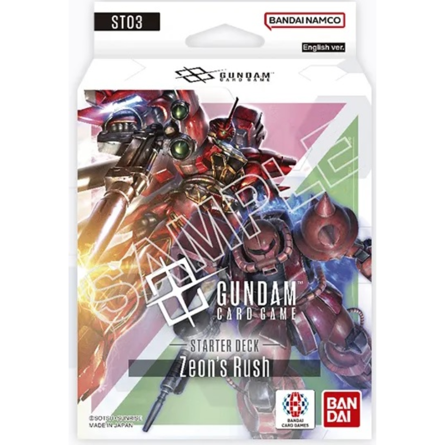 Gundam CG ST-03 Zeon's Rush Starter Deck