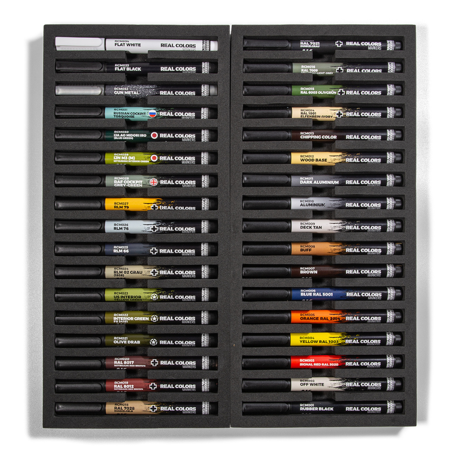 AK Interactive Real Colors Markers Special Box 34 Units