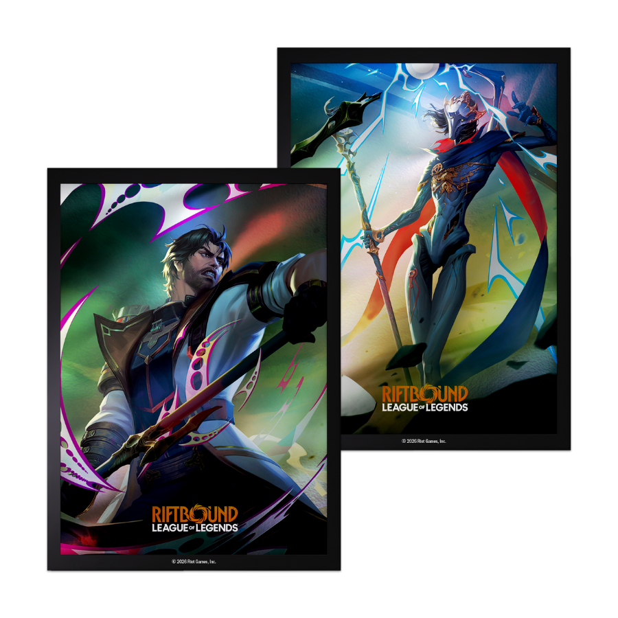 Riftbound League of Legends TCG Vendetta Art Sleeves #2 Jayce & Viktor 100CT