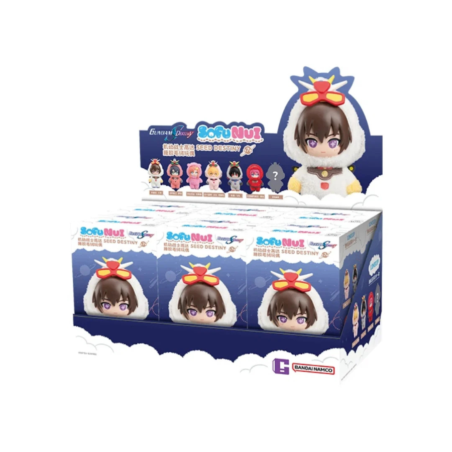 Gundam Mobile Suit Seed Destiny Pajamars SoFuNui vinyl face plush series Bandai Namco