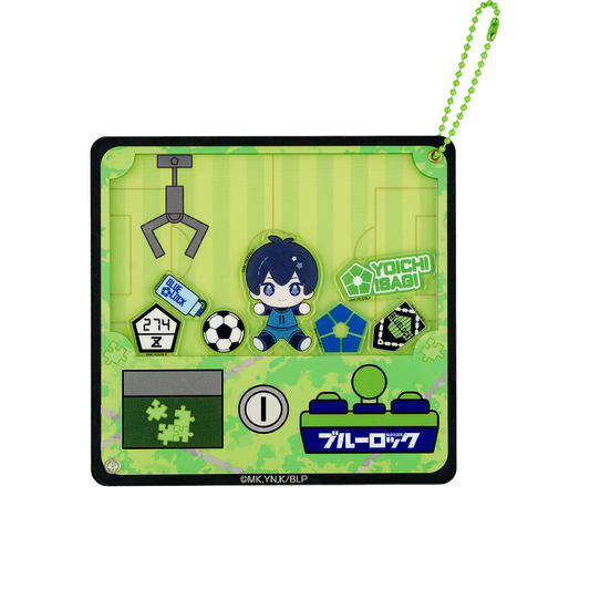 BLUE LOCK HUGGY Series Claw Machine Acrylic Keychain Isagi Yoichi GOOD SMILE COMPANY