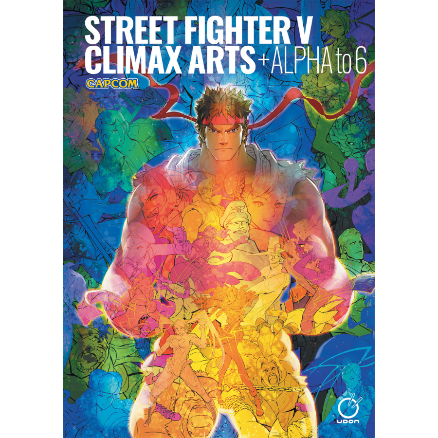 Street Fighter V: Climax Arts + Alpha to 6 Hardcover CAPCOM UDON Entertainment