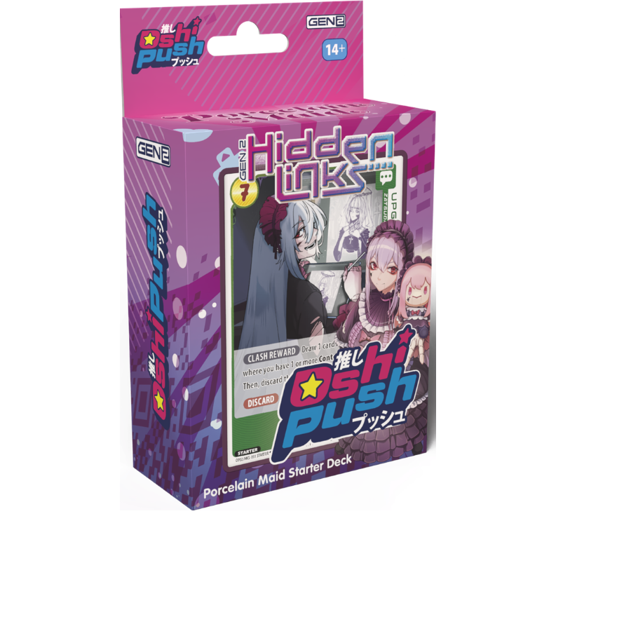 Oshi Push: The VTuber Card Game GEN 2 HIDDEN LINKS STARTER DECK