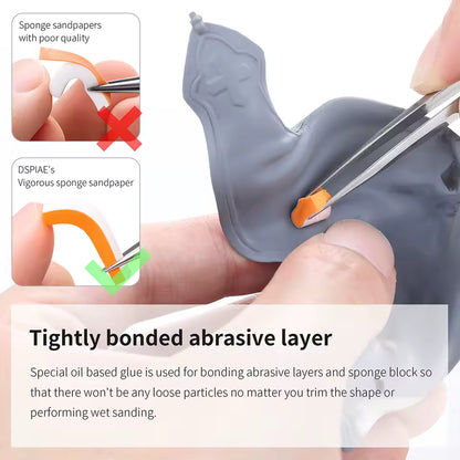 XSS-S01 DSPIAE Vigorous Sponge Sandpaper Set