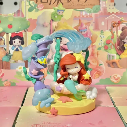 Disney Princess Sweetheart Flower Swing Series Cute Kawaii Princess Anime Figures X Model Kawaii Model Doll Ornaments Gi Pepper Joy
