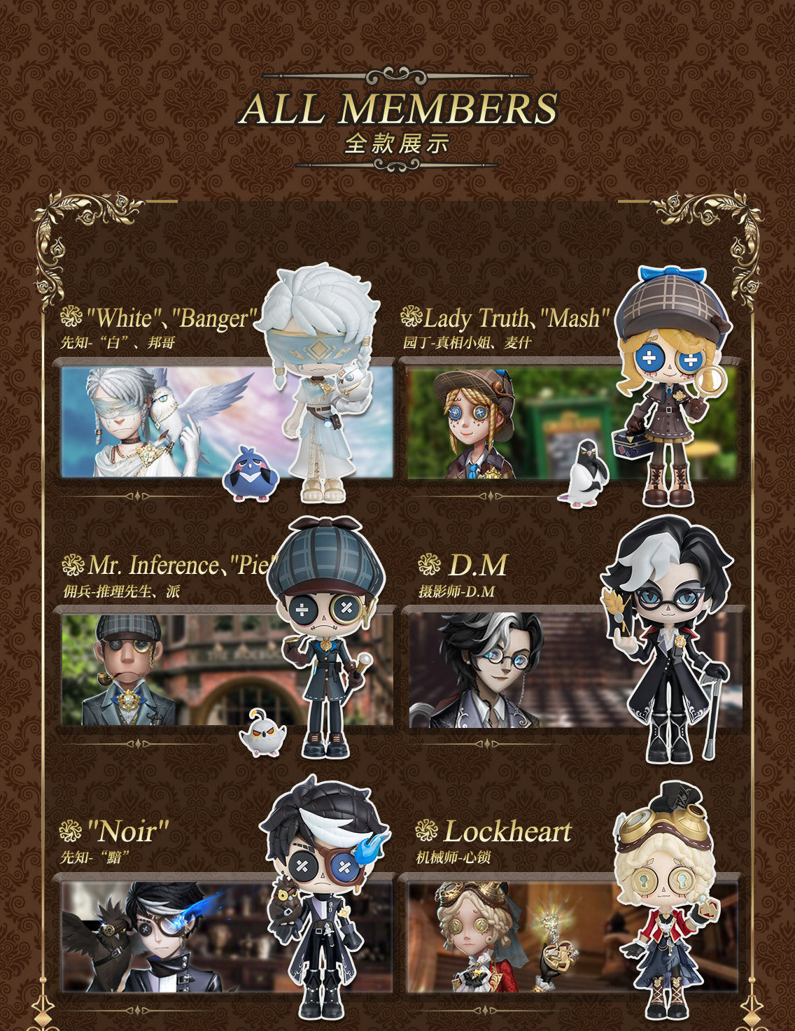 IDENTITY V Crafter's Workshop Truth & Inference Series Blind Box LuminaToyz