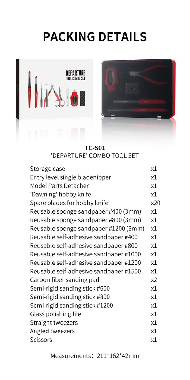TC-S01 Dspiae Departure Tool Combo Set